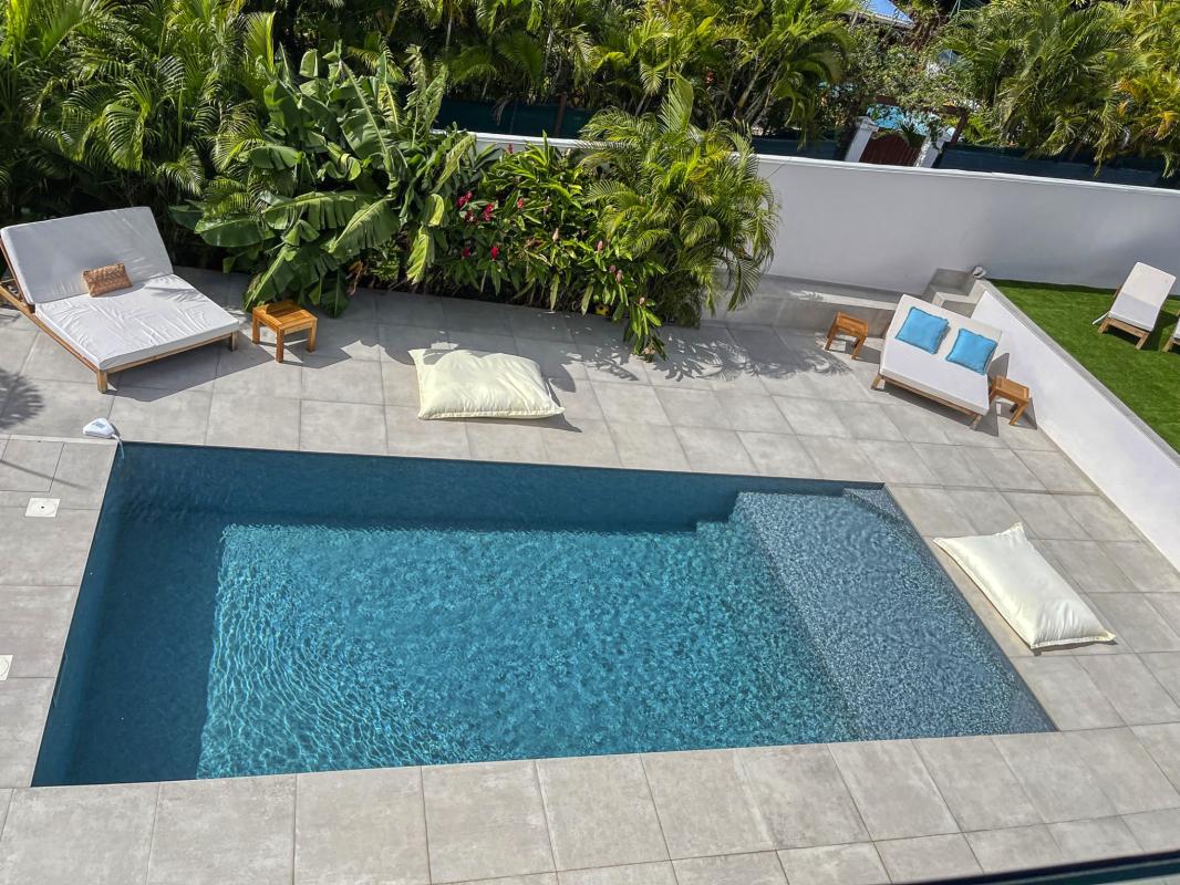 3. Location villa piscine roof top vue mer Saint François Guadeloupe-Piscine